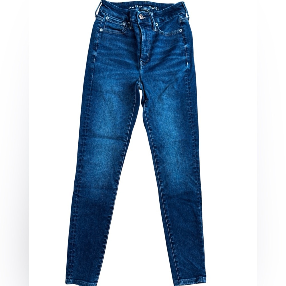 American Eagle Outfitters Dark Blue Skinny Jeans